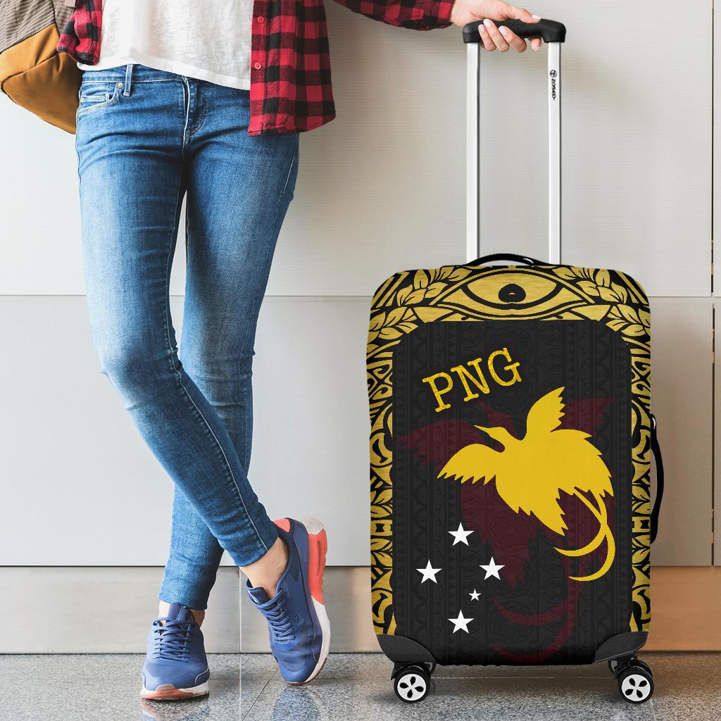 Papua New Guinea Luggage Cover - Erudite Eye - Polynesian Pride