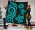 American Samoa Premium Quilt - Turquoise Tentacle Turtle - Polynesian Pride