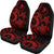 Yap Micronesian Car Seat Covers - Red Tentacle Turtle - Polynesian Pride