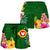 American Samoa Women's Shorts - Manu'atele Hibiscus Flag - Polynesian Pride