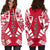 Samoa Hoodie Dress - Polynesian Tattoo Flag - Polynesian Pride