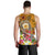 Samoa Custom Personalised Men's Tank Top - Turtle Plumeria (Gold) - Polynesian Pride