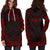 Yap Women's Hoodie Dress - Polynesian Red Chief - Polynesian Pride