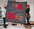 Hawaii Turtle Hibiscus Polynesian Premium Quilt - Khoi Style - AH - Polynesian Pride
