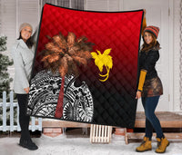 Papua New Guinea Premium Quilt - Polynesian Palm Tree - Polynesian Pride