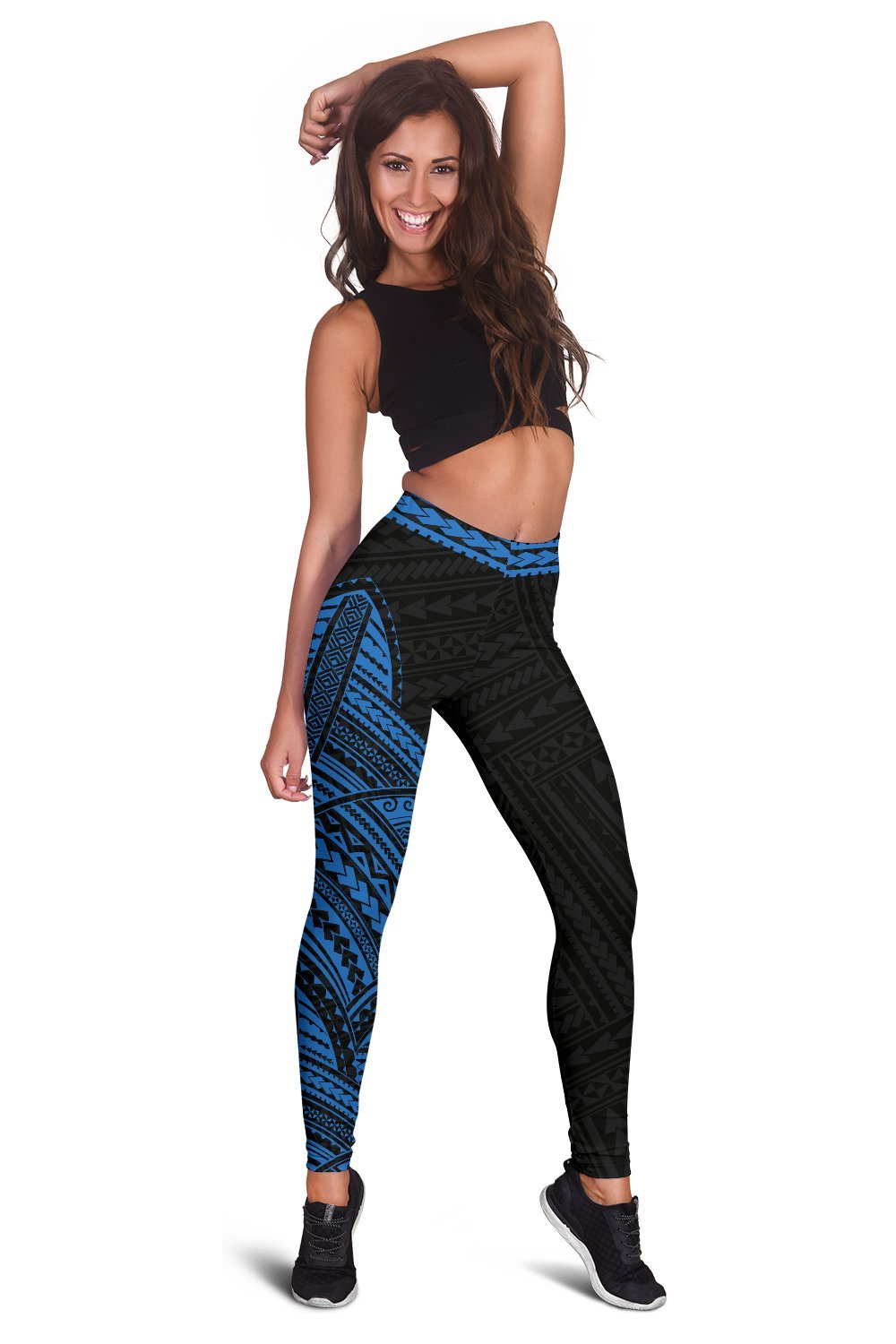 Polynesian Rising 4th Leggings (Blue) A6 - Polynesian Pride