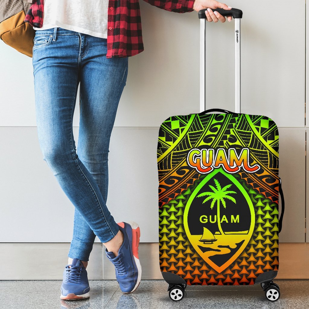 Polynesian Guam Luggage Covers - Reggae Vintage Polynesian Patterns Reggae - Polynesian Pride