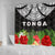 Tonga Shower Curtain - Ginger Lei Pattern - Polynesian Pride