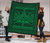 Hawaii Polynesian Mauna Kea Premium Quilt Green - Polynesian Pride