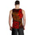 Tahiti Men's Tank Top - Red Shark Polynesian Tattoo - Polynesian Pride