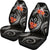 Kosrae Micronesian Car Seat Covers - Black Plumeria - Polynesian Pride