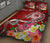 FSM Custom Personalised Quilt Bed Set - Turtle Plumeria (Red) - Polynesian Pride