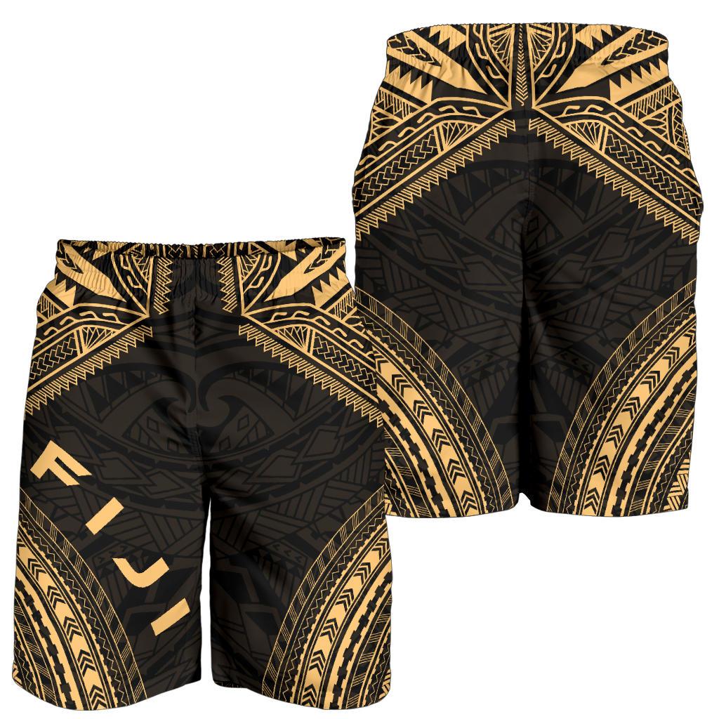 Fiji Men's Shorts - Polynesian Chief Gold Version - Polynesian Pride