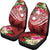 Marshall Islands Polynesian Car Seat Cover - Summer Plumeria (Red) - Polynesian Pride