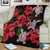 Hawaii Red Hibiscus Turtle Premium Blanket - AH - Ray Style - Polynesian Pride