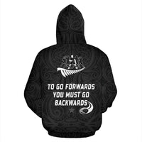 New Zealand Maori Haka Rugby Sayings Hoodie - Polynesian Pride