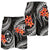 Guam Polynesian Men Shorts - Black Plumeria - Polynesian Pride