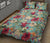 Hawaii Quilt Bed Set Seamless Floral Pattern With Tropical Hibiscus, Watercolor AH - Polynesian Pride