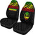 Guam Custom Personalised Car Seat Covers - Guam Coat Of Arms Polynesian Reggae Horizontal - Polynesian Pride