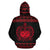 Samoa All Over Hoodie Polynesian Red Version - Polynesian Pride