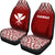 Hawaii Car Seat Covers - Hawaii Kanaka Maoli Polynesian Tattoo Fog Red - Polynesian Pride