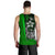 Kosrae Micronesia Men's Tank Top Green - Turtle With Hook - Polynesian Pride