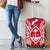 Guam Polynesian Luggage Covers Map Red White - Polynesian Pride