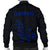 Hawaii Kakau Polynesian Hammerhead Shark Men's Bomber Jacket - Blue - Polynesian Pride