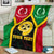 Polynesian Vanuatu Custom Personalised Premium Blanket - Vanuatu Flag and Coat Of Arms - Polynesian Pride