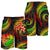 Tahiti Polynesian Men Shorts - Reggae Plumeria - Polynesian Pride