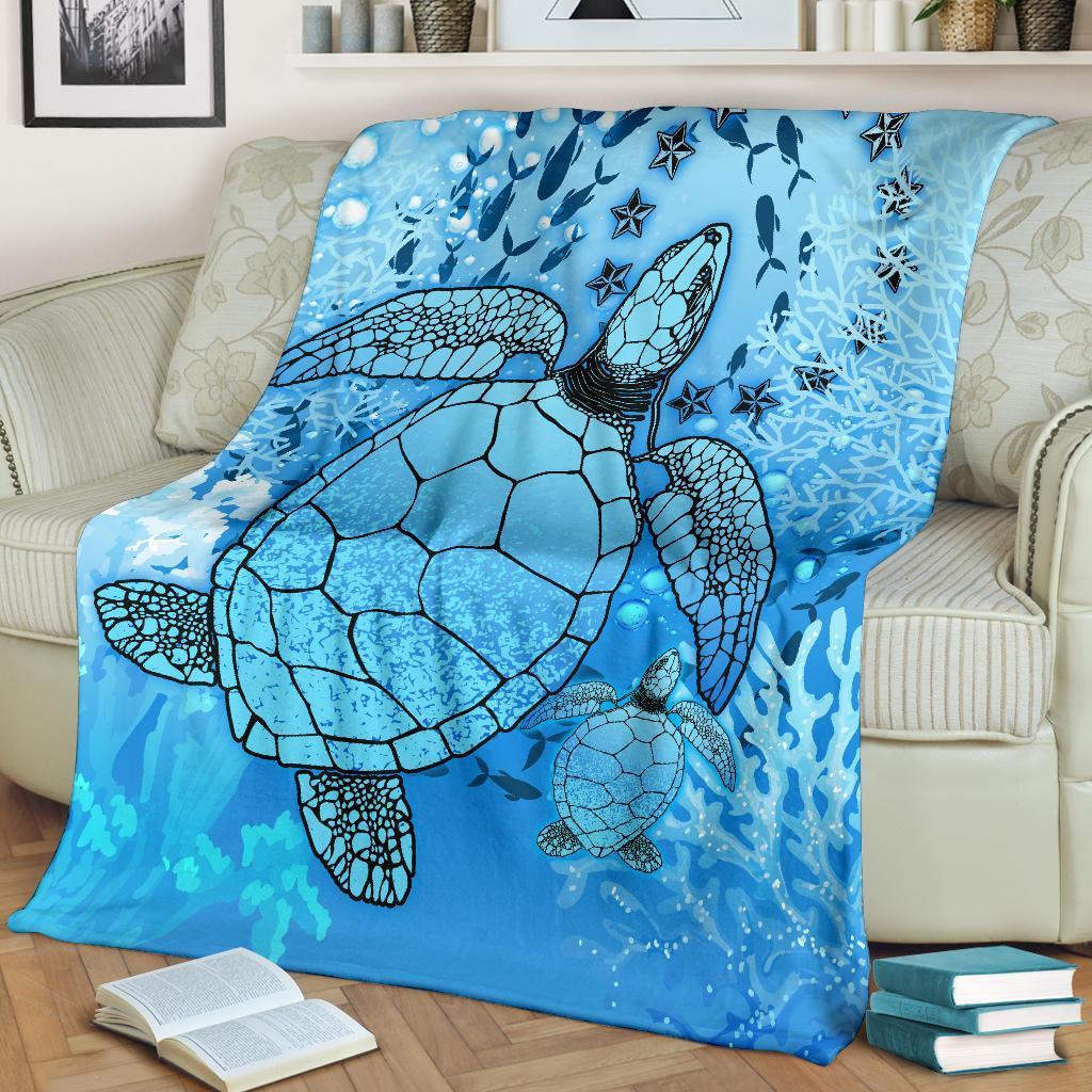 Cook Islands 2 Blanket - Ocean Life - Polynesian Pride