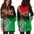 Vanuatu Women's Hoodie Dress Polynesian Palm Tree Flag - Polynesian Pride