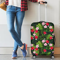 Tropical Flower Mix Luggage Cover - Polynesian Pride