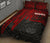 Samoa Quilt Bed Set - Samoa Seal With Polynesian Pattern In Heartbeat Style (Red) - Polynesian Pride