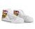 Hawaii High Top Shoes State Flag Polynesian White Pride AH - Polynesian Pride