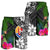 Tahiti Men Shorts - Turtle Plumeria Banana Leaf - Polynesian Pride