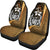 Chuuk Micronesian Car Seat Covers Gold - Turtle With Hook - Polynesian Pride