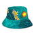 Nauru Polynesian Bucket Hat - Manta Ray Ocean - Polynesian Pride