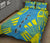 Palau Quilt Bed Set - Palau Seal & Polynesian Yellow Tattoo Style - Polynesian Pride