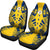 Niue Car Seat Covers - Niue Seal Polynesian Tattoo Flag - Polynesian Pride