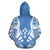 Kosrae All Over Custom Hoodie Blue Flag Tattoo Style - Polynesian Pride