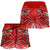 Tonga Women's Shorts - Red Shark Polynesian Tattoo - Polynesian Pride