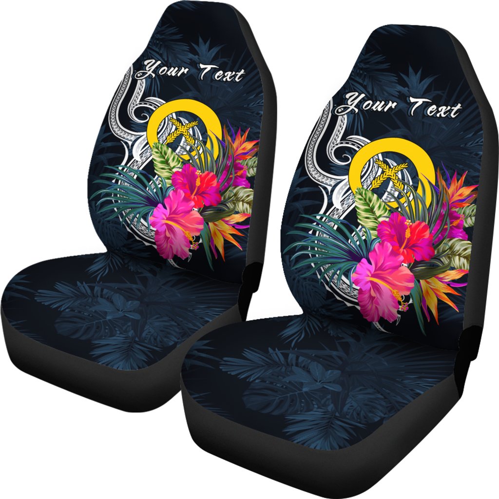 Vanuatu Polynesian Custom Personalised Car Seat Covers - Tropical Flower - Polynesian Pride