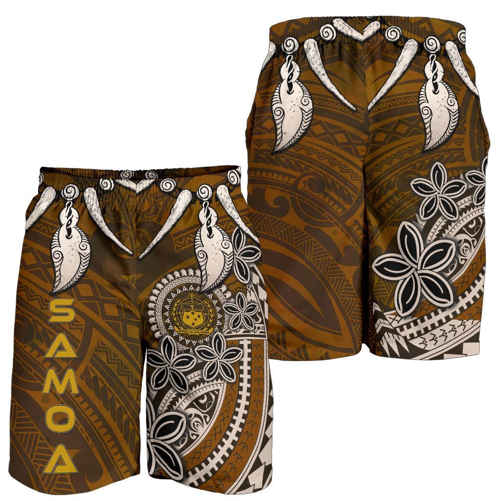 Samoa Men's Shorts - Polynesian Boar Tusk - Polynesian Pride