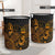 Vanuatu Laundry Basket - Polynesian Turtle Hibiscus Gold - Polynesian Pride