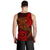 American Samoa Men's Tank Top - Red Shark Polynesian Tattoo - Polynesian Pride