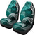 Samoa Custom Personalised Car Seat Covers - Samoa Seal Wave Style (Green) - Polynesian Pride