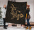 Hawaii Shark Gold Polynesian Premium Quilt - Polynesian Pride