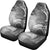 Samoa Car Seat Covers - Samoa Seal Wave Style (Black) - Polynesian Pride