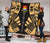 Kiribati Premium Quilt - Kiribati Coat Of Arms Polynesian Gold Tattoo - Polynesian Pride